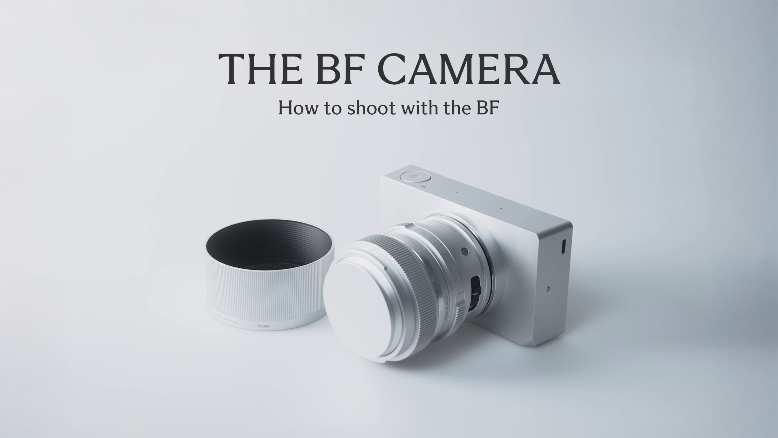 How to shoot with the BF